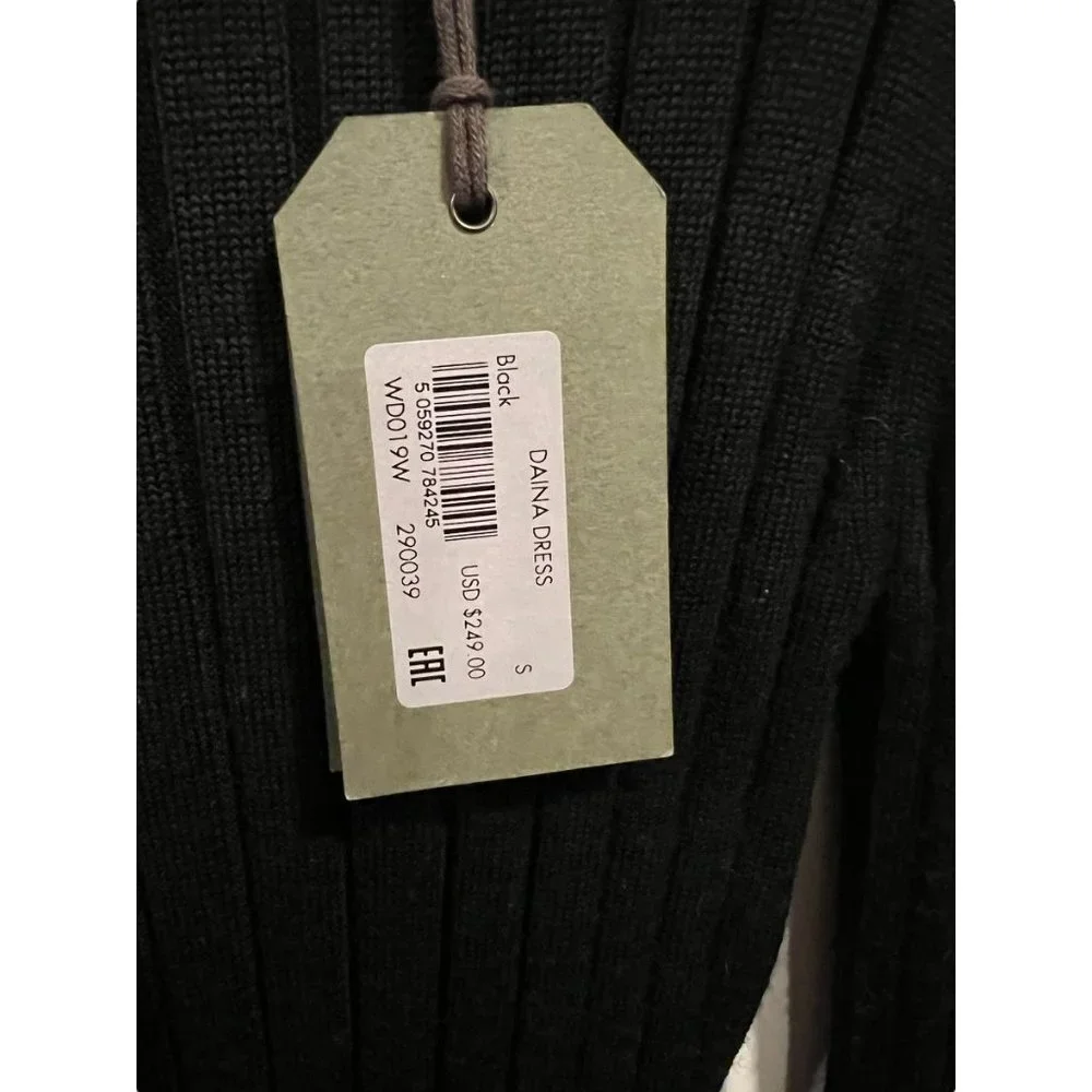 AllSaints Daina Cold Shoulder Merino Wool Sweater Dress - Picture 10 of 10